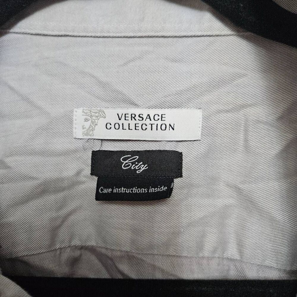 Versace Long-Sleeved Button-Down Shirt - image 2